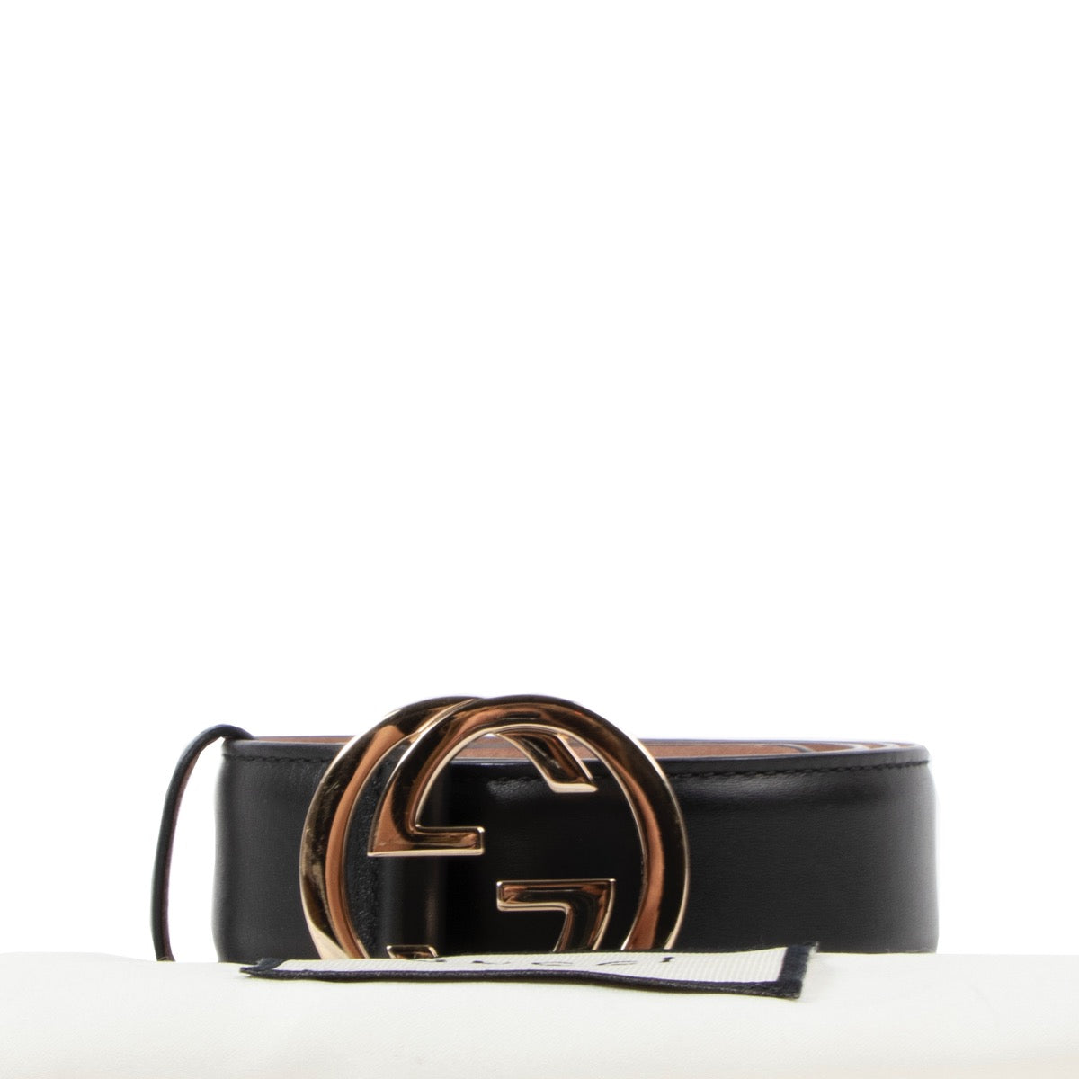 Shop safe online at Labellov in Antwerp this 100% authentic second hand Gucci Black Leather Marmont Belt - size 90