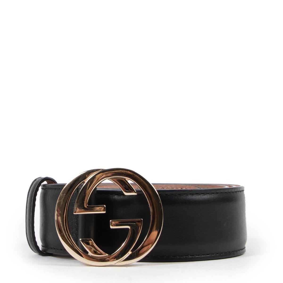 Shop safe online at Labellov in Antwerp this 100% authentic second hand Gucci Black Leather Marmont Belt - size 90