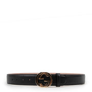 Shop safe online at Labellov in Antwerp this 100% authentic second hand Gucci Black Leather Marmont Belt - size 90