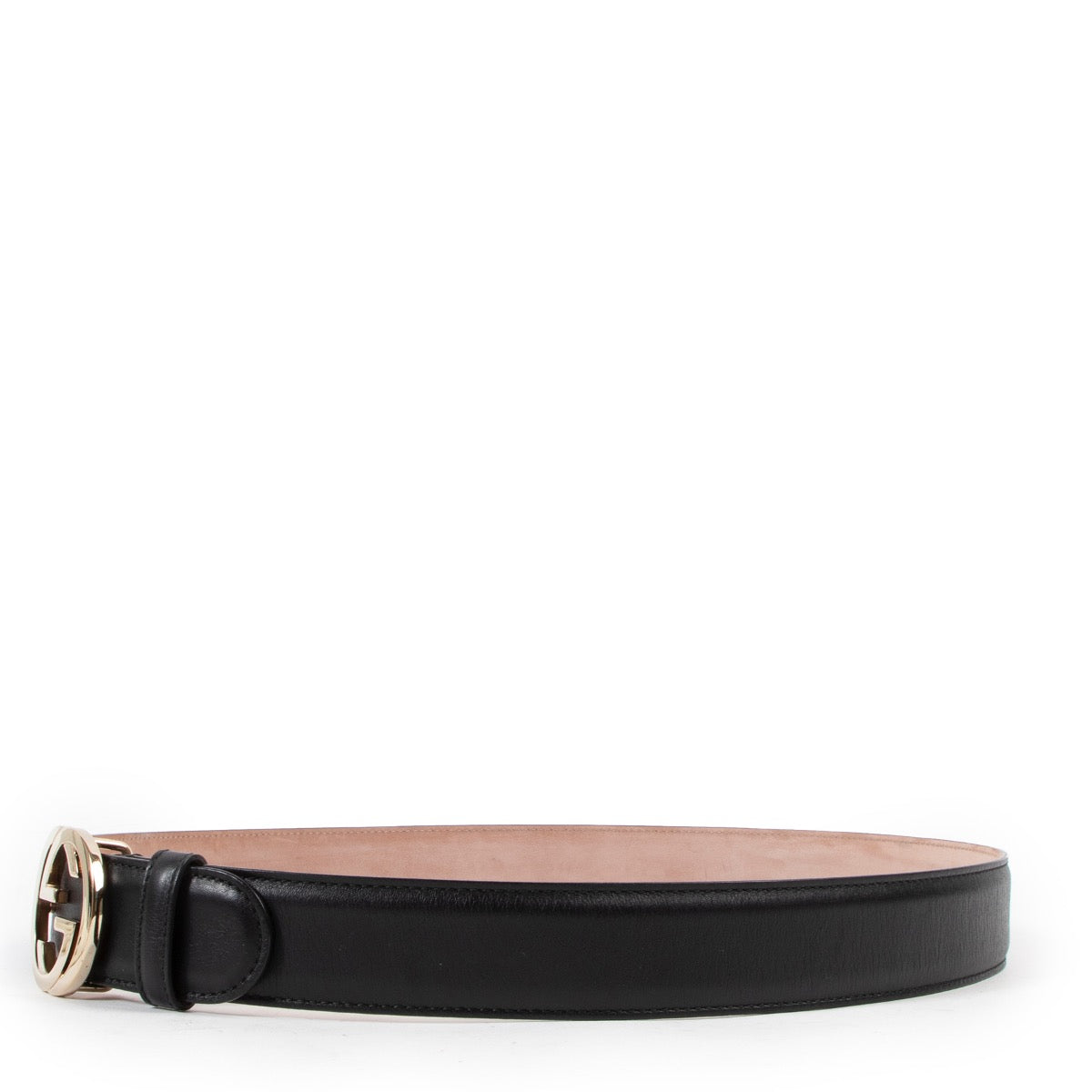 Shop safe online at Labellov in Antwerp this 100% authentic second hand Gucci Black Leather Marmont Belt - size 90