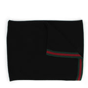 Shop safe online at Labellov in Antwerp this 100% authentic second hand Gucci Black Cashmere/Lana Wool Scarf