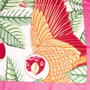 Authentic secondhand Hermès Les Perroquets Silk Scarf designer accessories fashion luxury vintage webshop safe secure online shopping designer high end brands
