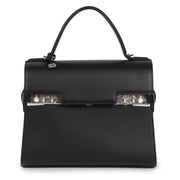 Delvaux Black Tempête MM + Strap 100% authentieke Delvaux