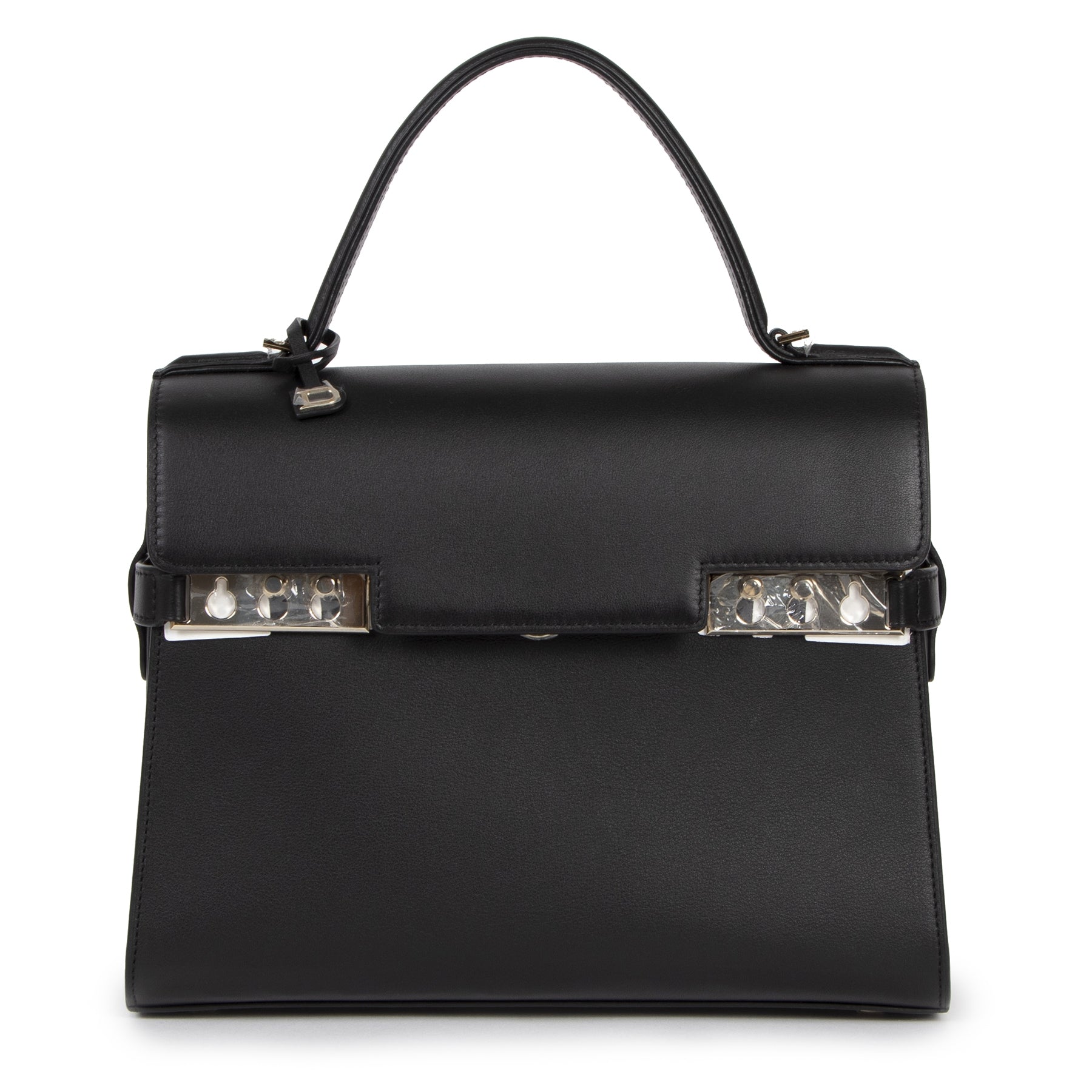 Delvaux Black Tempête MM + Strap 100% authentieke Delvaux