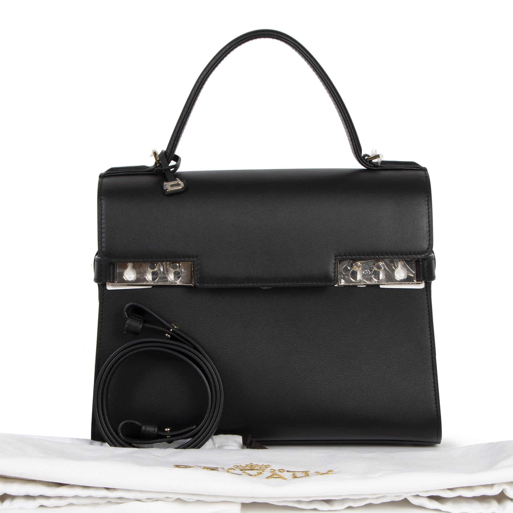 Delvaux Black Tempête MM + Strap acheter en ligne seconde main sac a main