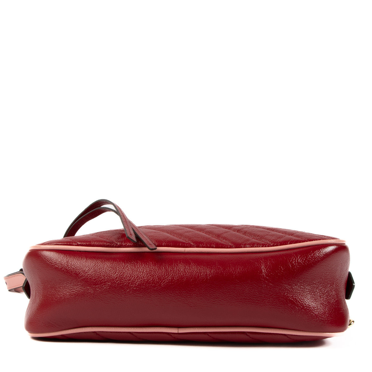 Sac bandoulière Gucci GG Marmont rose et rouge