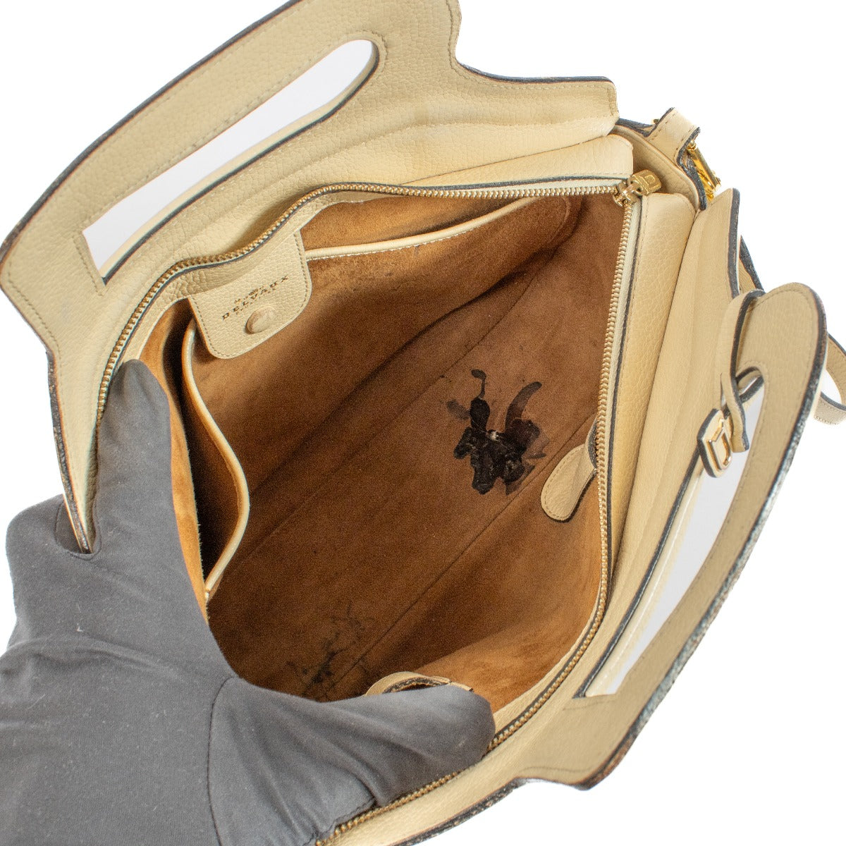 buy 100% authentic pre loved Delvaux Sable Tissage Simple Sauternes Bag on Labellov.com