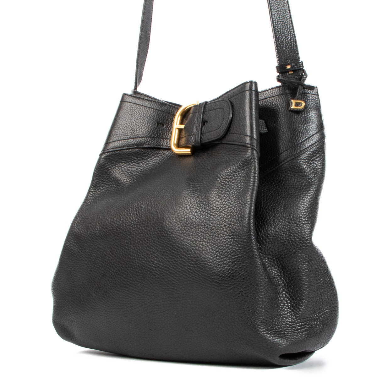 Delvaux Black Nomade Shoulder Bag