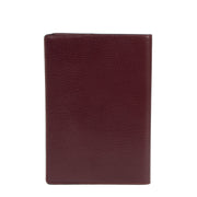 Authentieke Tweedehands Delvaux Burgundy Leather Address Book juiste prijs veilig online shoppen luxe merken webshop winkelen Antwerpen België mode fashion