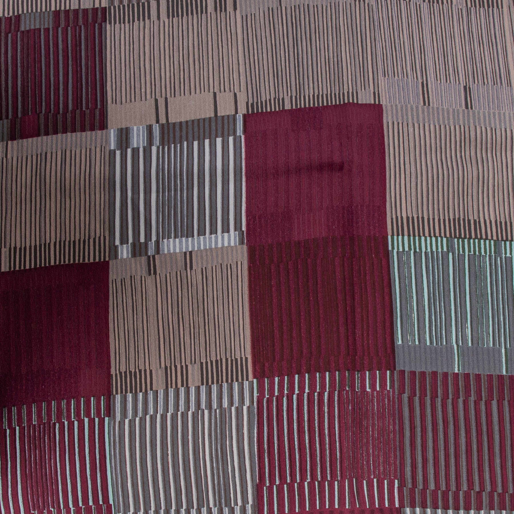 Authentic secondhand Delvaux Red Striped Silk Scarf designer accessories designer brands fashion luxury vintage webshop safe secure online shopping
