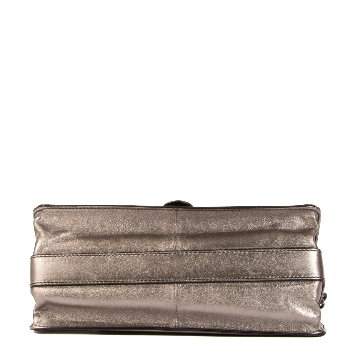 Sac bandoulière Bottega Veneta Rialto argenté