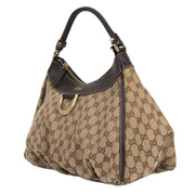 Gucci Abbey D - Ring Monogram Canvas Hobo Bag
