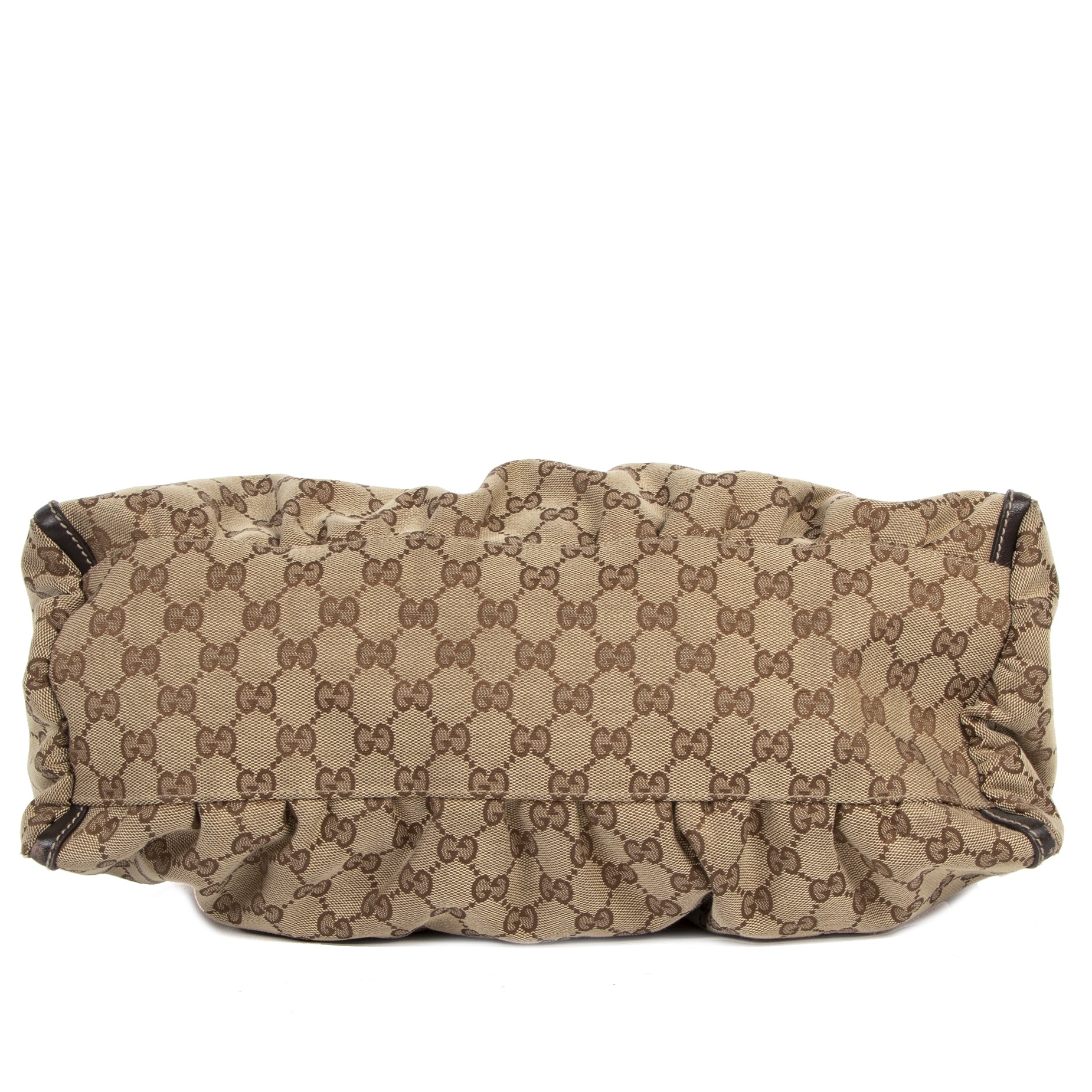 Gucci Abbey D - Ring Monogram Canvas Hobo Bag