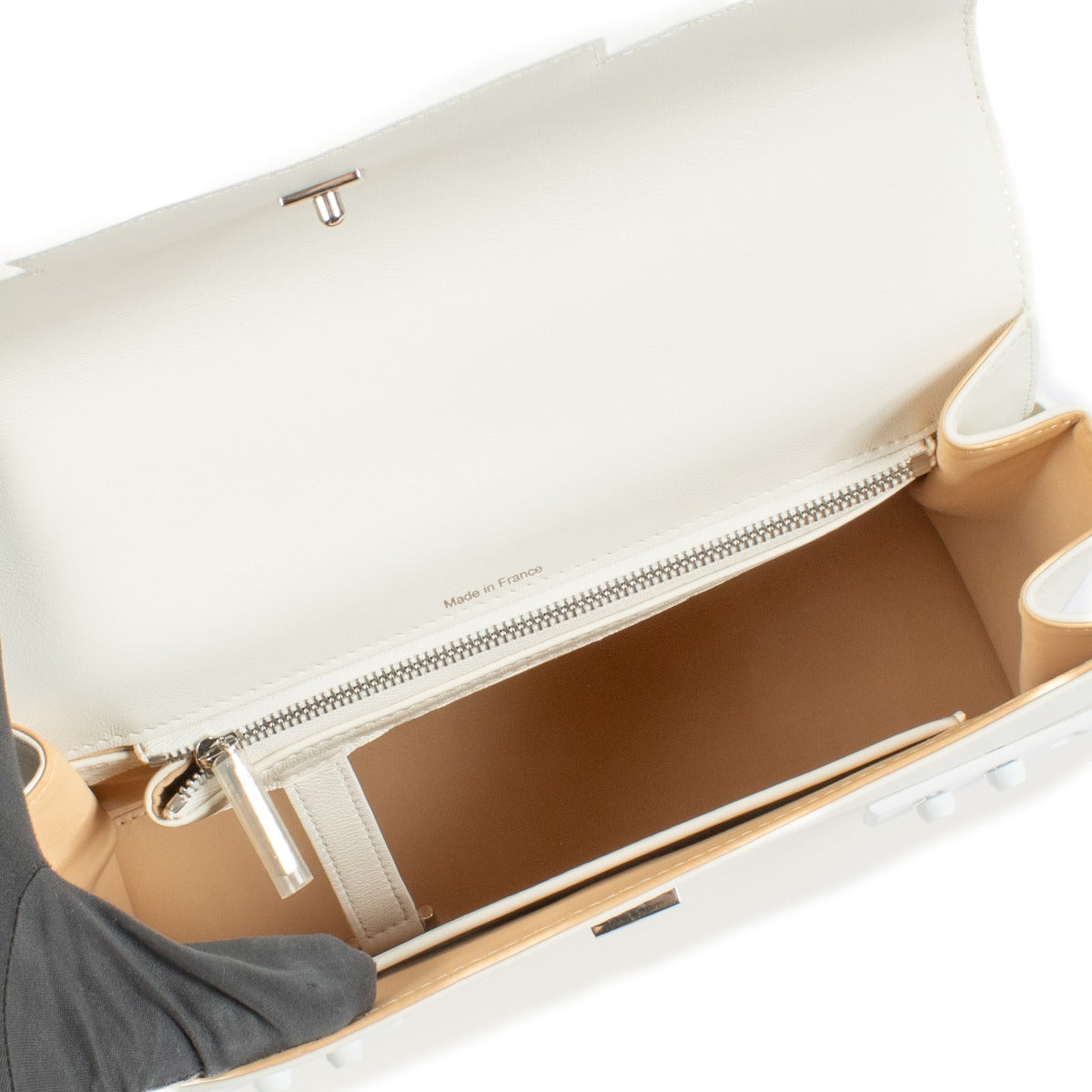 Delvaux Ivory Calf Souple Tempête MM