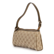Authentic secondhand Gucci Canvas Gold Monogram Pochette designer bags fashion luxury vintage webshop safe secure online shopping