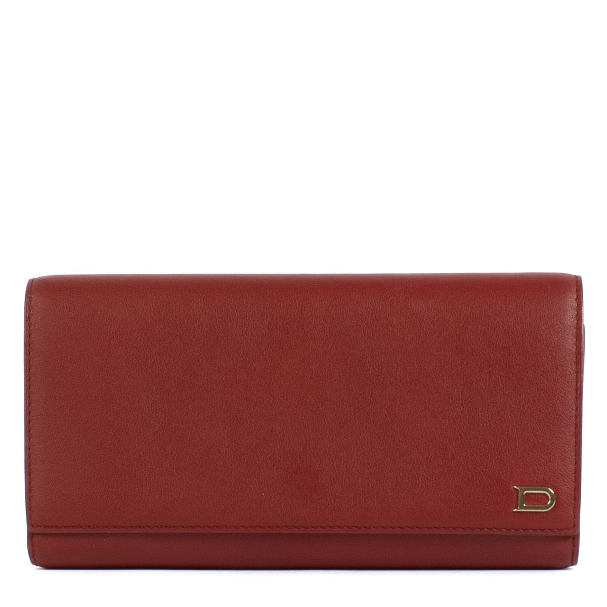 Shop safe online at Labellov in Antwerp, Brussels and Knokke this 100% authentic second hand Delvaux Red Leather Long Wallet
