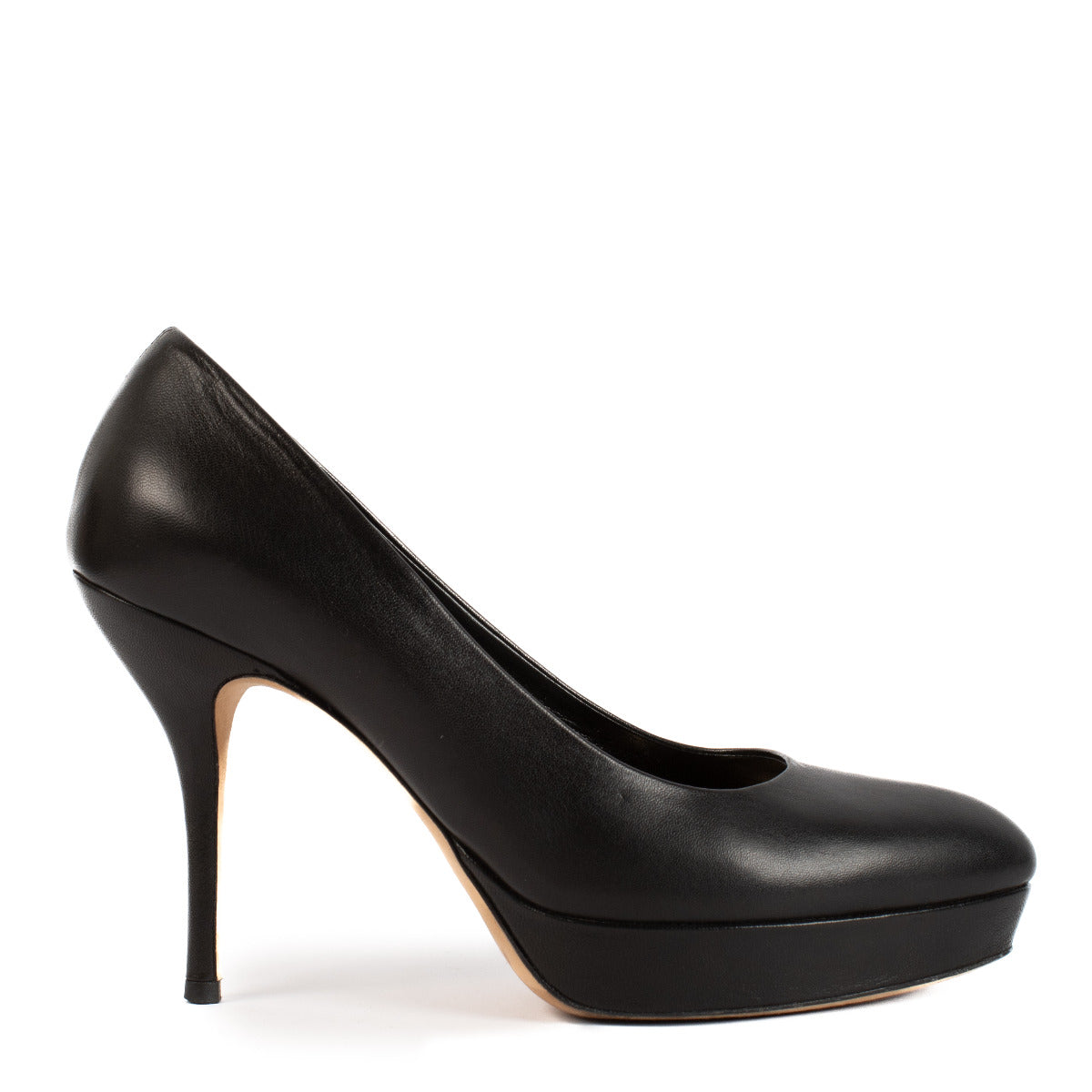 Gucci Black Leather Pumps - size 37