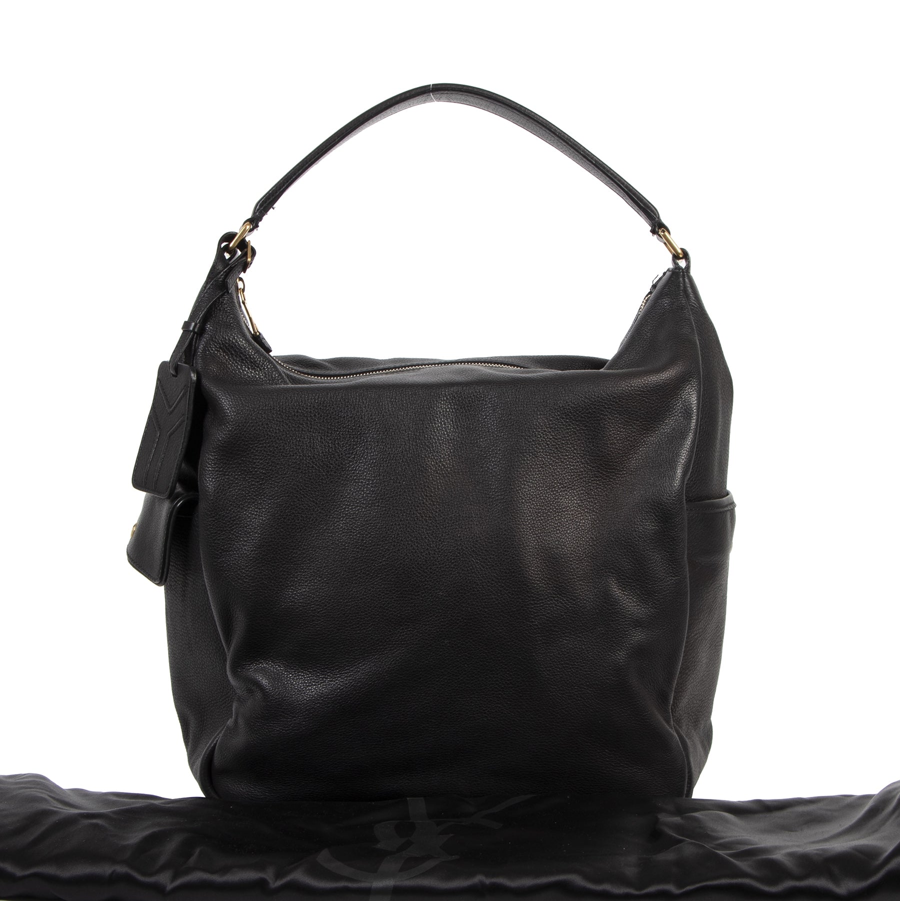 Authentic secondhand Yves Saint Laurent Black Multy Shoulder Bag designer bags fashion luxury vintage webshop safe secure online shopping worldwide shipping