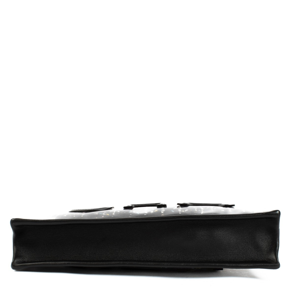 Chanel Zwart Tweed PVC Polstasje