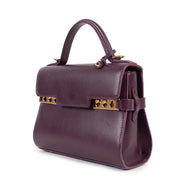 Buy online an authentic second hand Delvaux purple Tempête mini crossbody bag in good condition at Labellov in Antwerp.