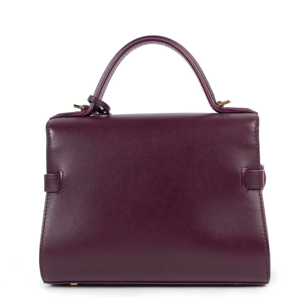Buy online an authentic second hand Delvaux purple Tempête mini crossbody bag in good condition at Labellov in Antwerp.