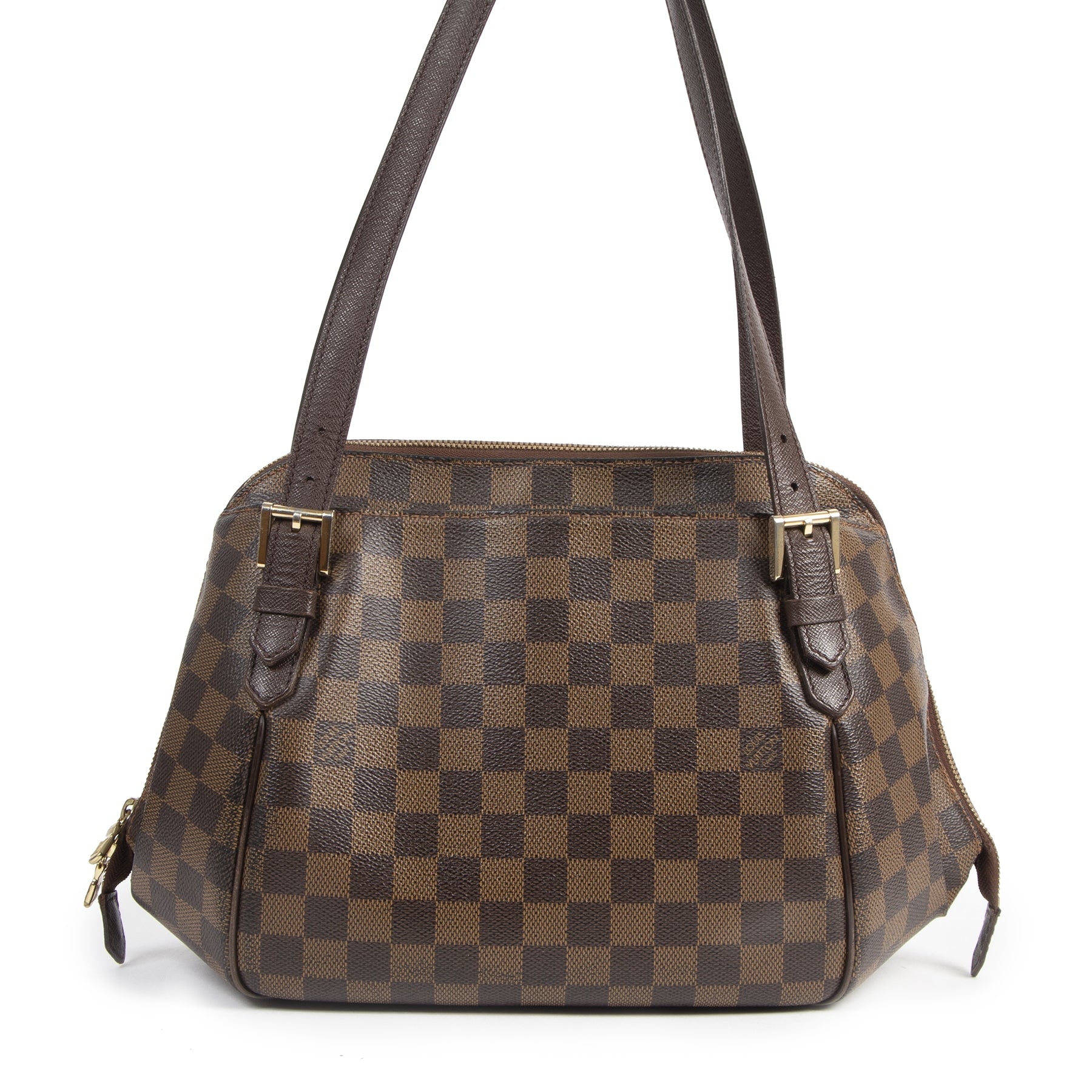 Authentic secondhand Louis Vuitton Damier Ebene Belem Shoulder Bag designer bags fashion luxury vintage webshop safe secure online shopping