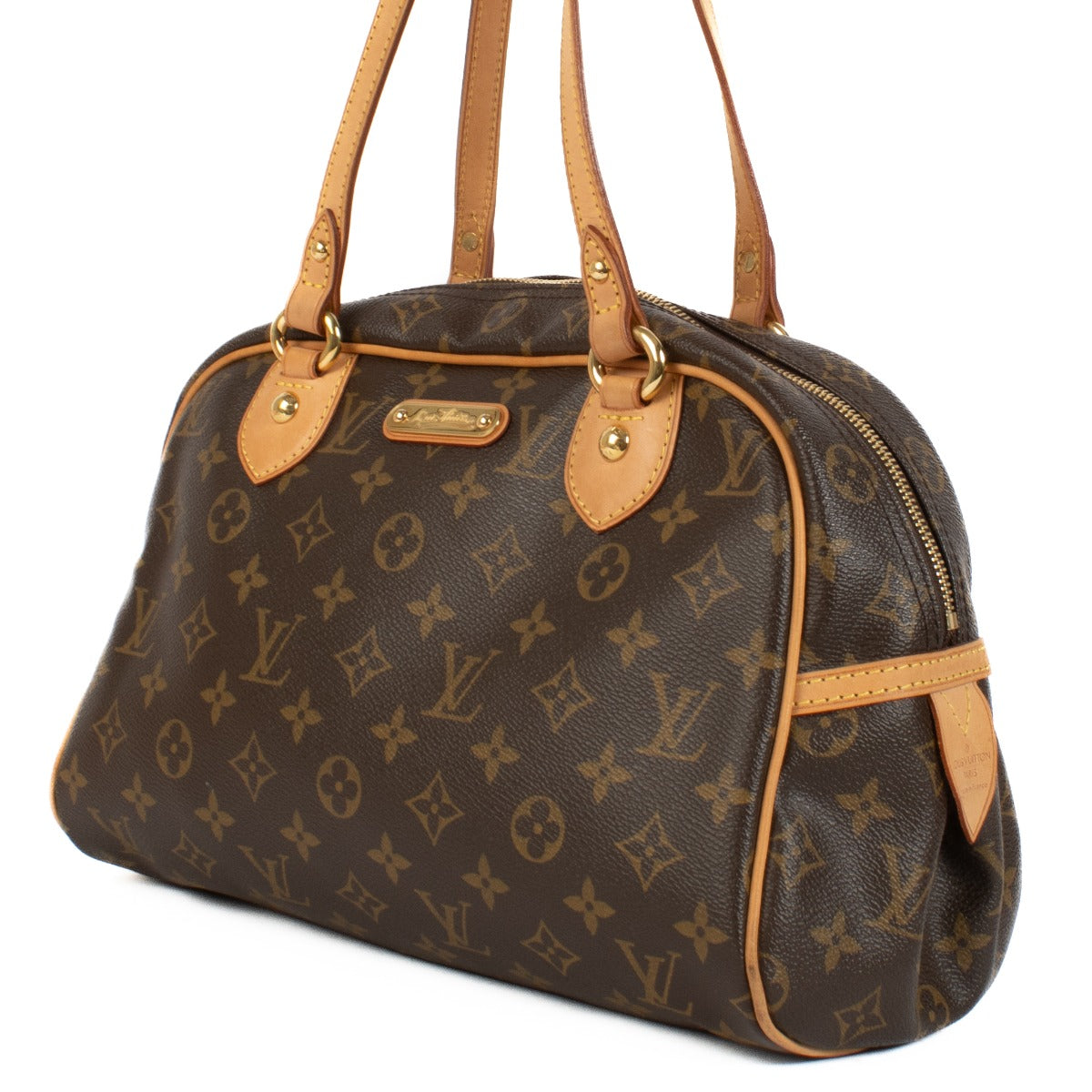 Shop 100% authentic Louis Vuitton Monogram Montorgueil Top Handle Bag at Labellov.com.