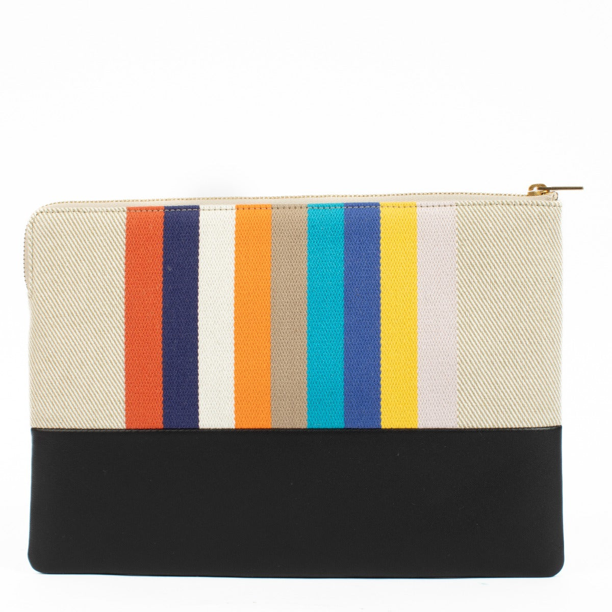 Celine Rainbow Canvas Zipped Pouch