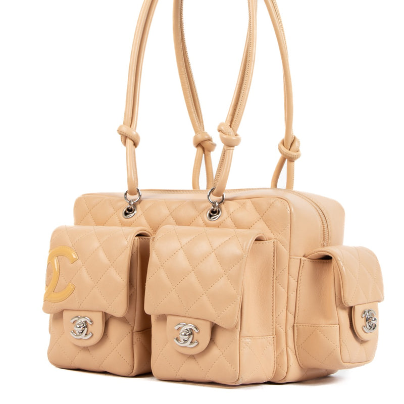 shop 100% authentic second hand Chanel Beige Cambon Reporter Camera Bag on Labellov.com