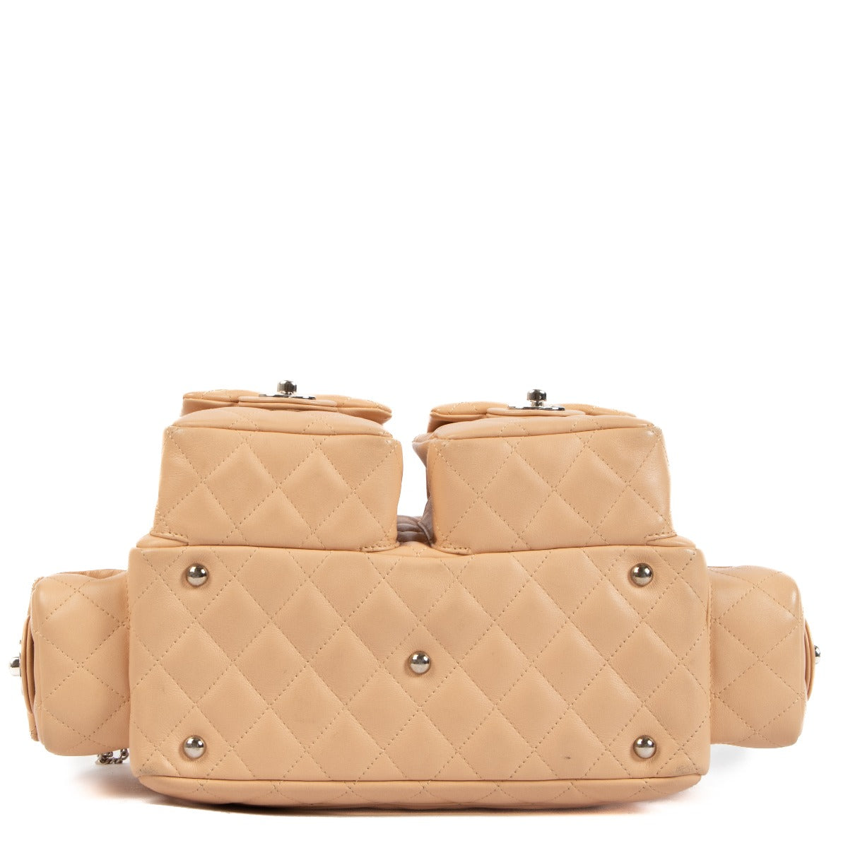 Sac Appareil Photo Reporter Chanel Ligne Cambon Beige