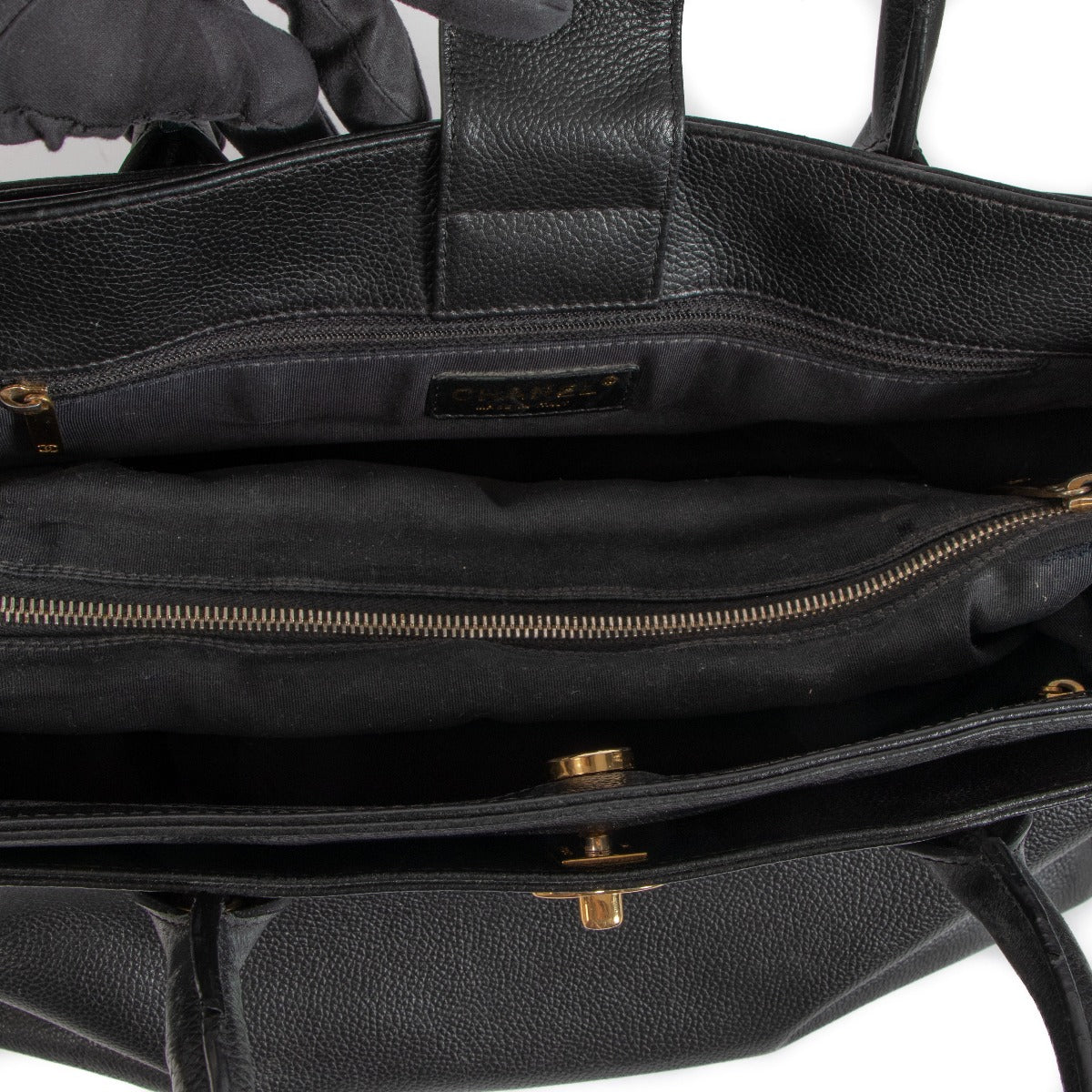 Chanel Zwarte Medium Executive Shopper