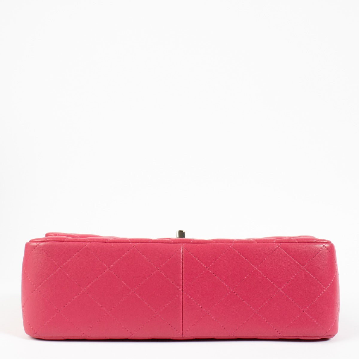 Chanel Pink Lambskin Large Classic Handbag