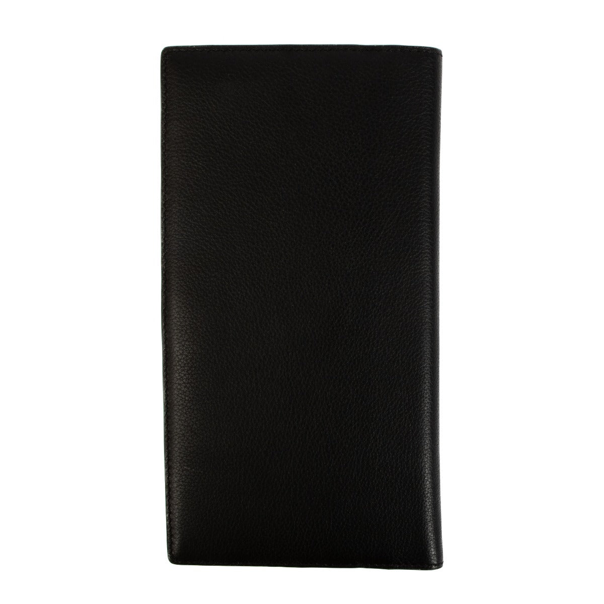 Delvaux Black Leather Bi-Fold Long Wallet