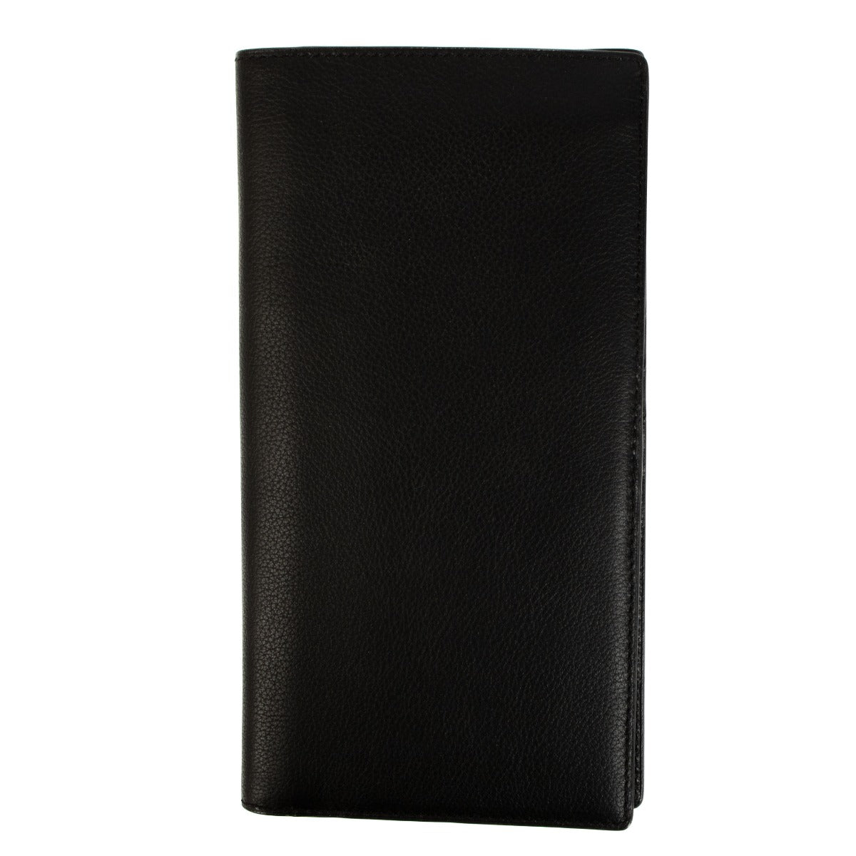 Delvaux Black Leather Bi-Fold Long Wallet