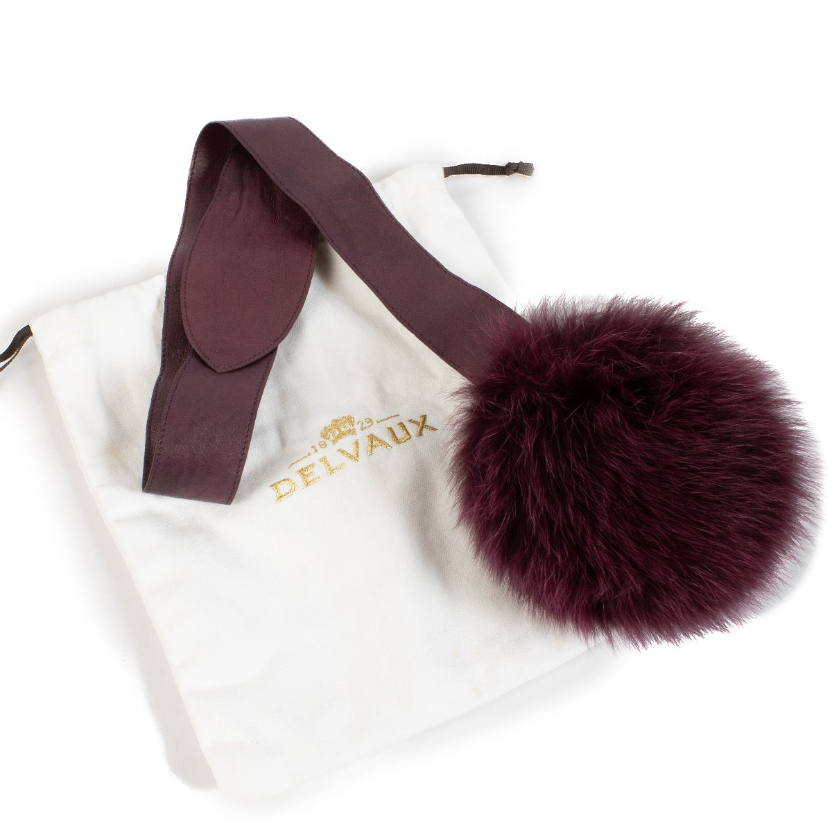 Shop 100% authentic secondhand Delvaux Purple Fur Handle Ribbon on Labellov.com