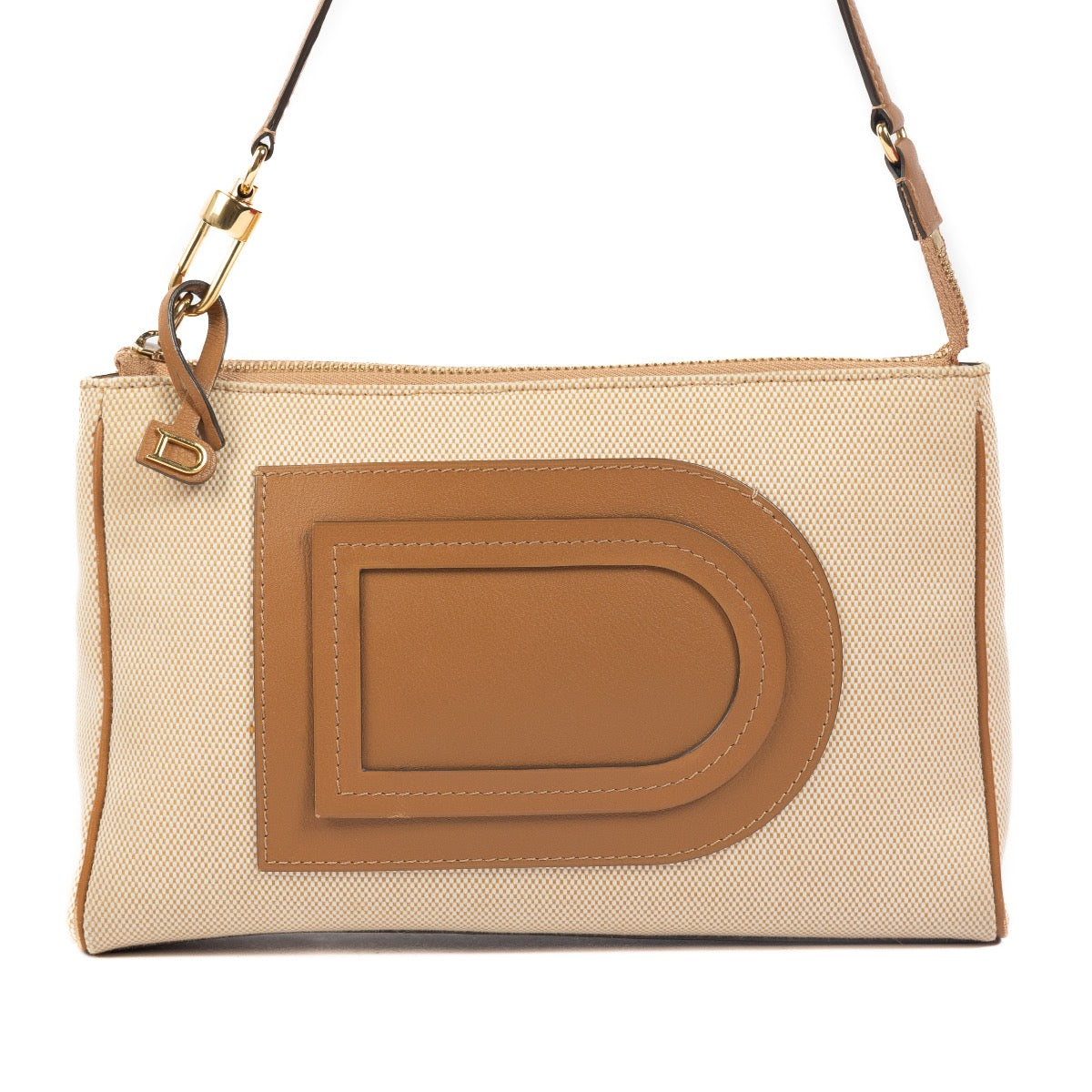 Shop 100% authentic second-hand Delvaux Beige Louise Clutch on Labellov.com