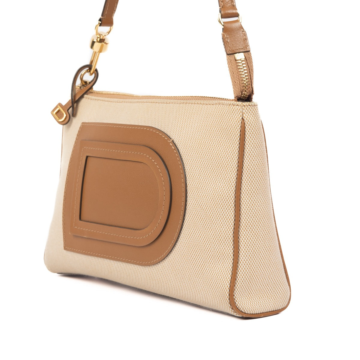Shop 100% authentic second-hand Delvaux Beige Louise Clutch on Labellov.com