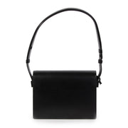 Delvaux Black And White Madame PM Leather Shoulder Bag