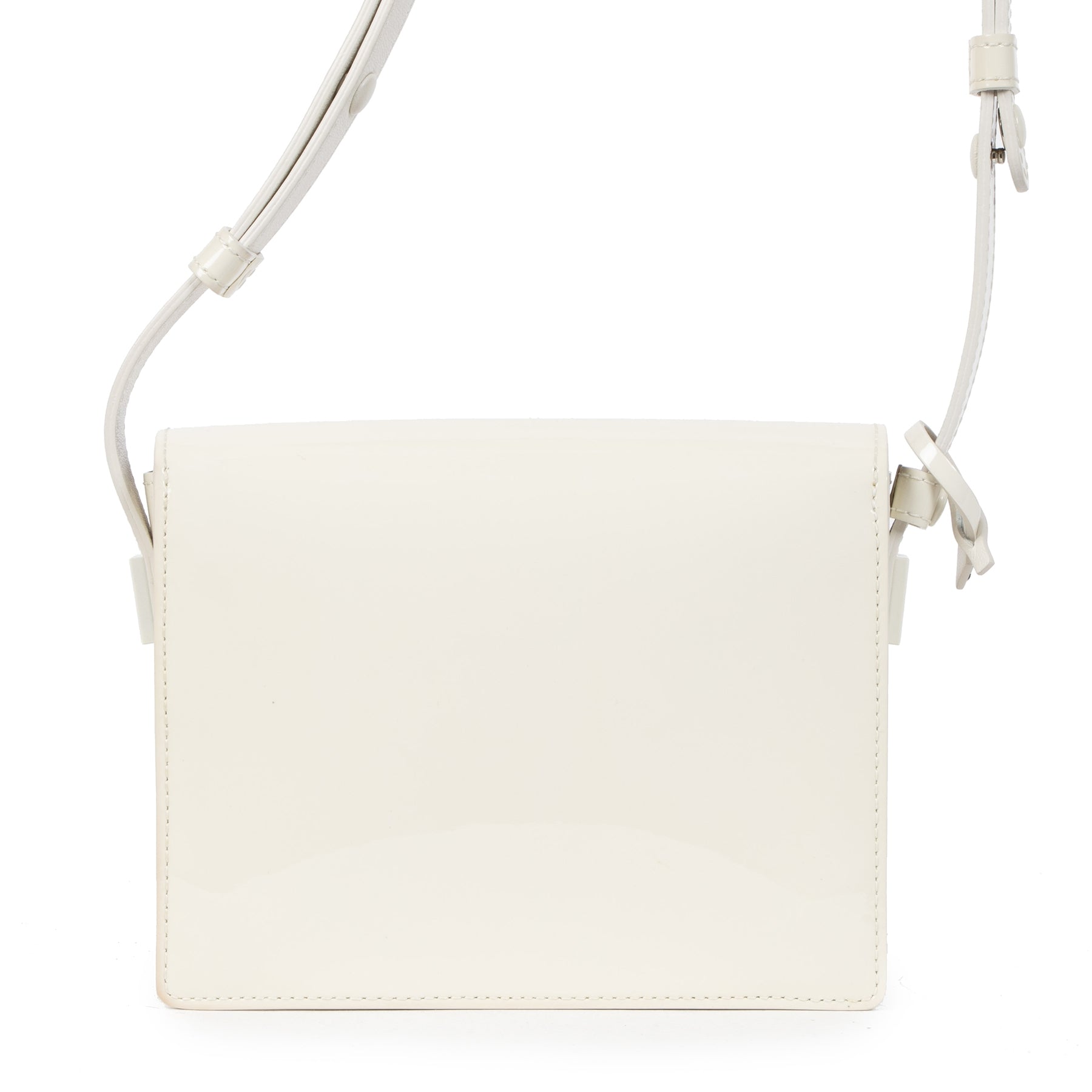 Delvaux Madame Mini White Leather Shoulder Bag