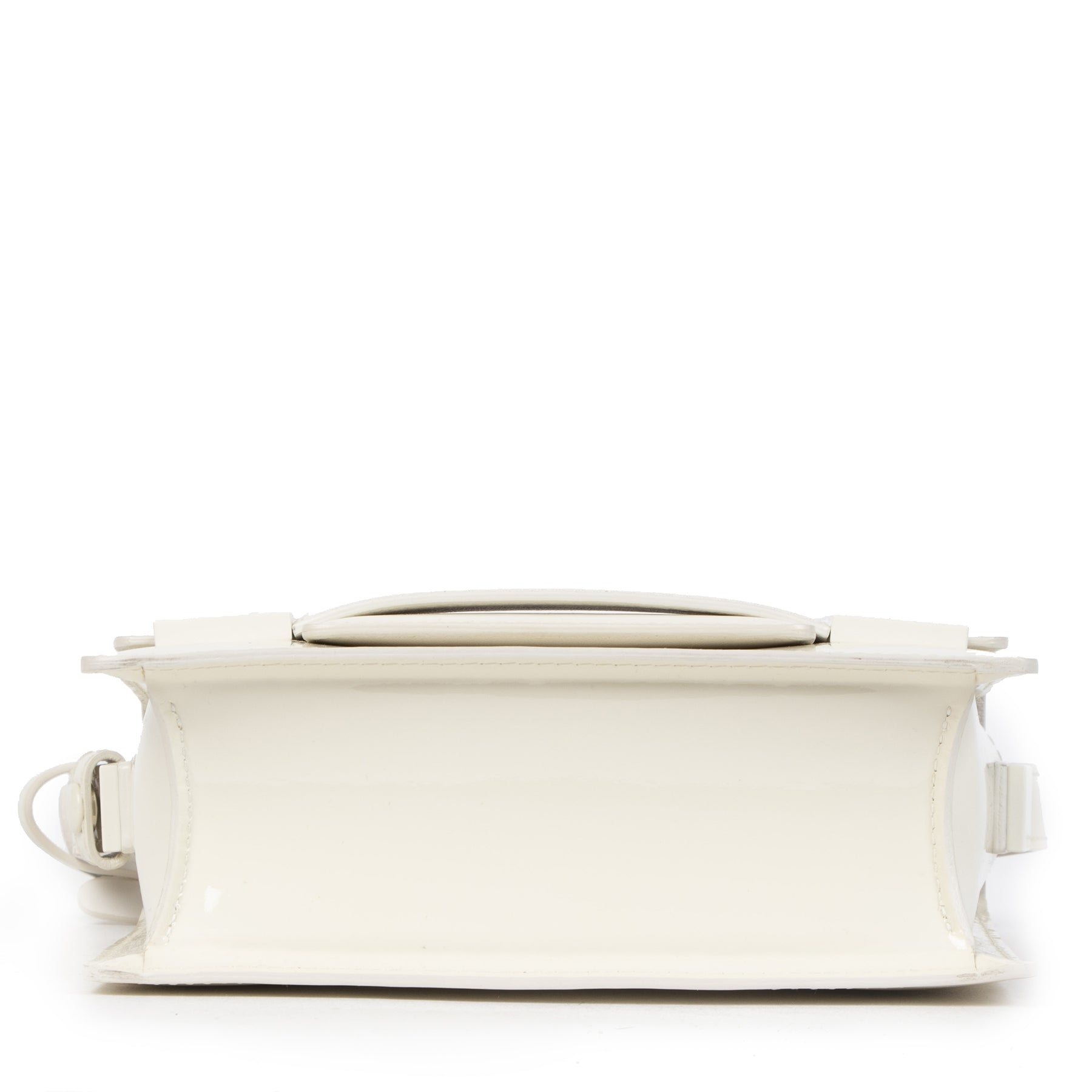 Koop en verkoop uw authentieke designer tassen Delvaux Madame Mini White Leather Shoulder Bag