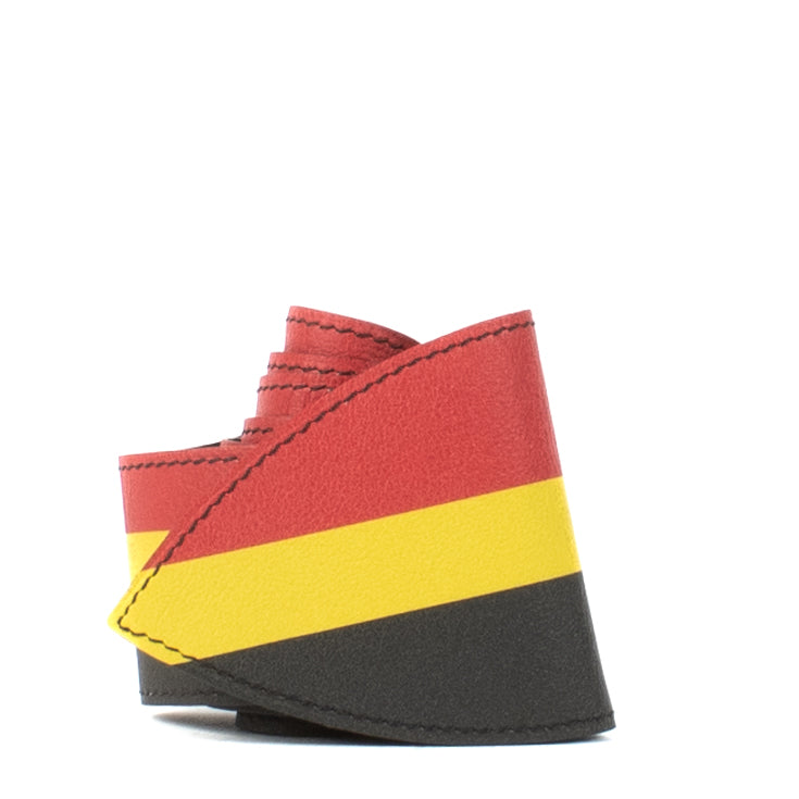 Delvaux Belgian Flag Supple Calf Handle Ribbon