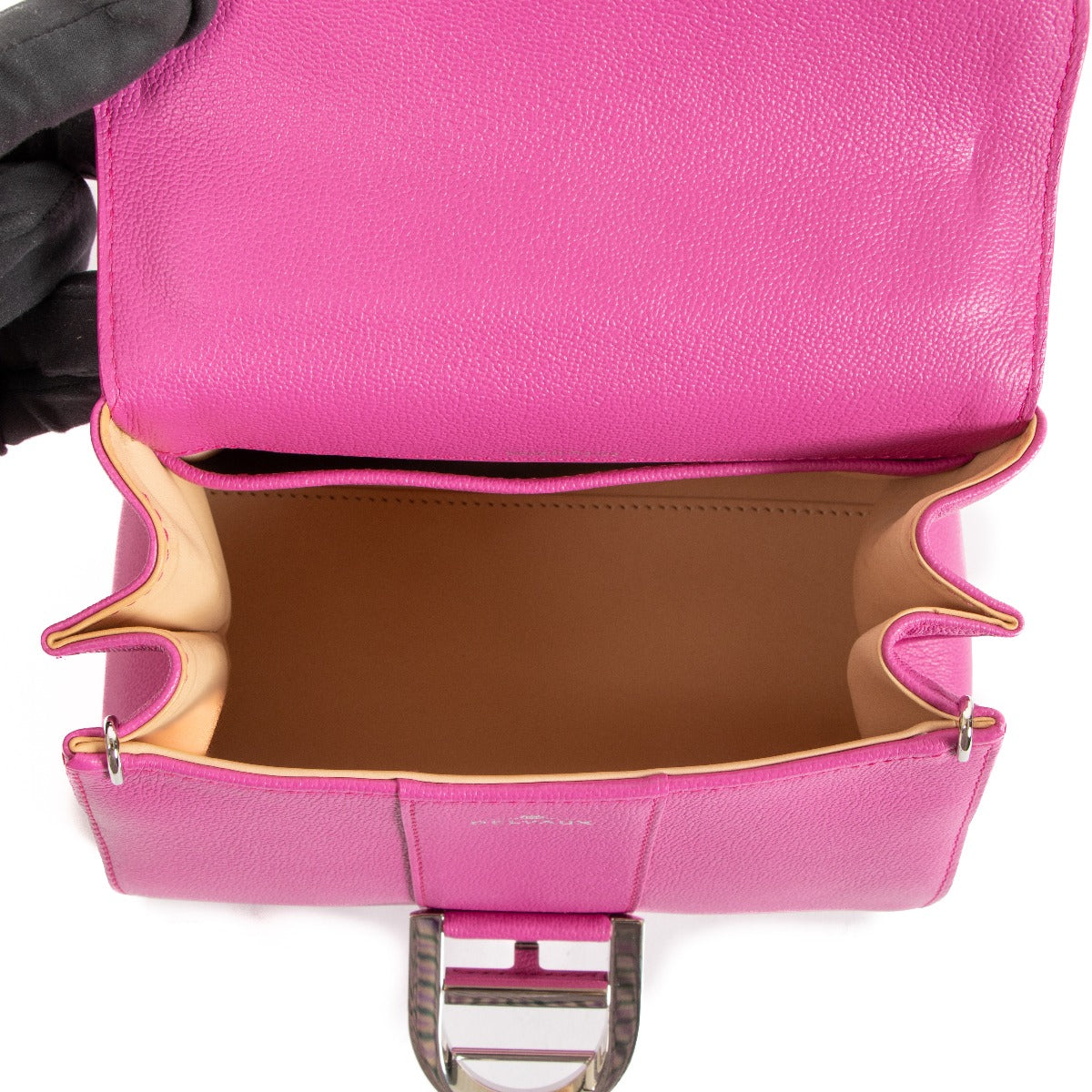 Shop a 100% authentic Delvaux Fuchsia Brillant Mini Héliotrope Bag on Labellov.com.