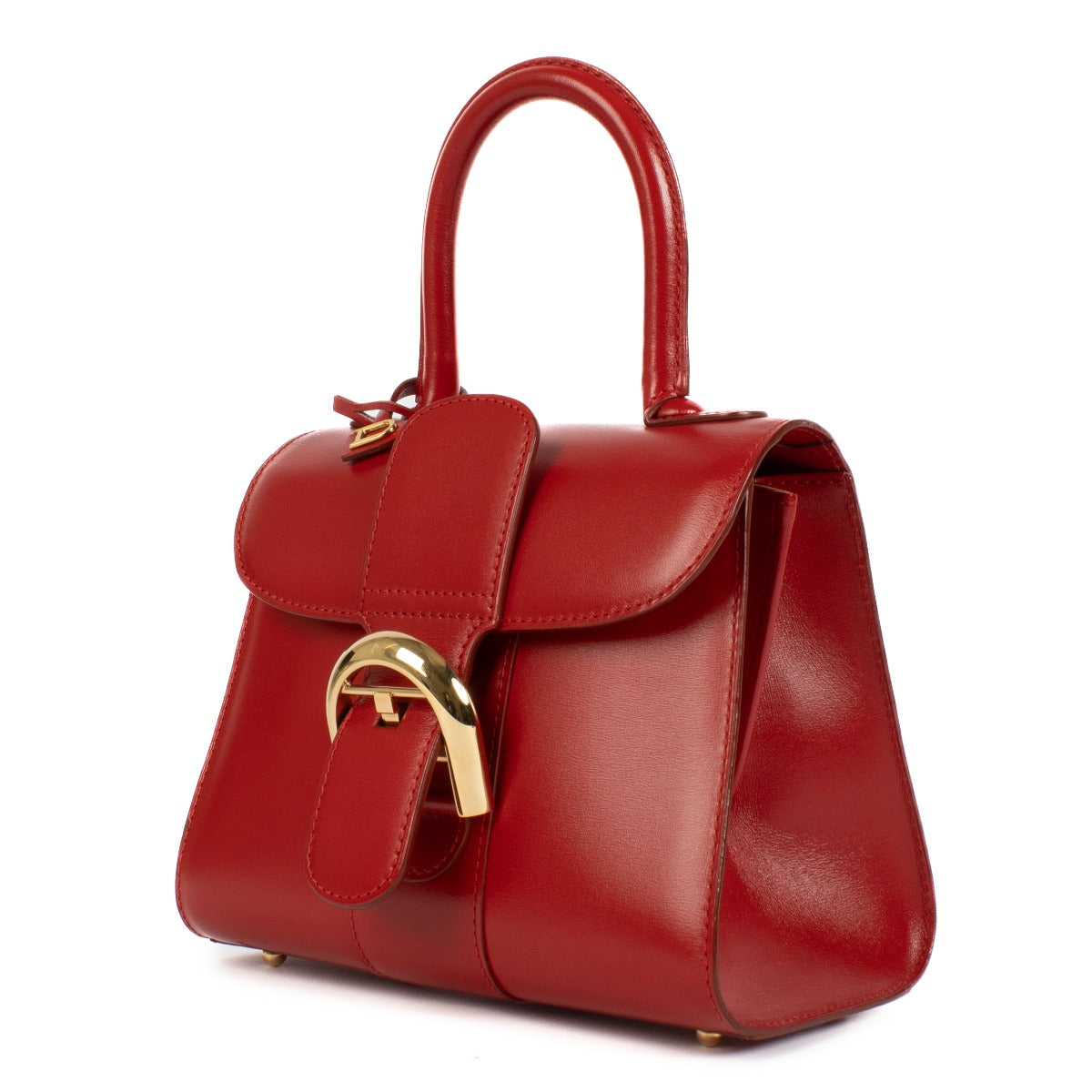 Shop safe online at Labellov in Antwerp, Brussels and Knokke this 100% authentic second hand Delvaux Lipstick Box Calf Brillant Mini Bag
