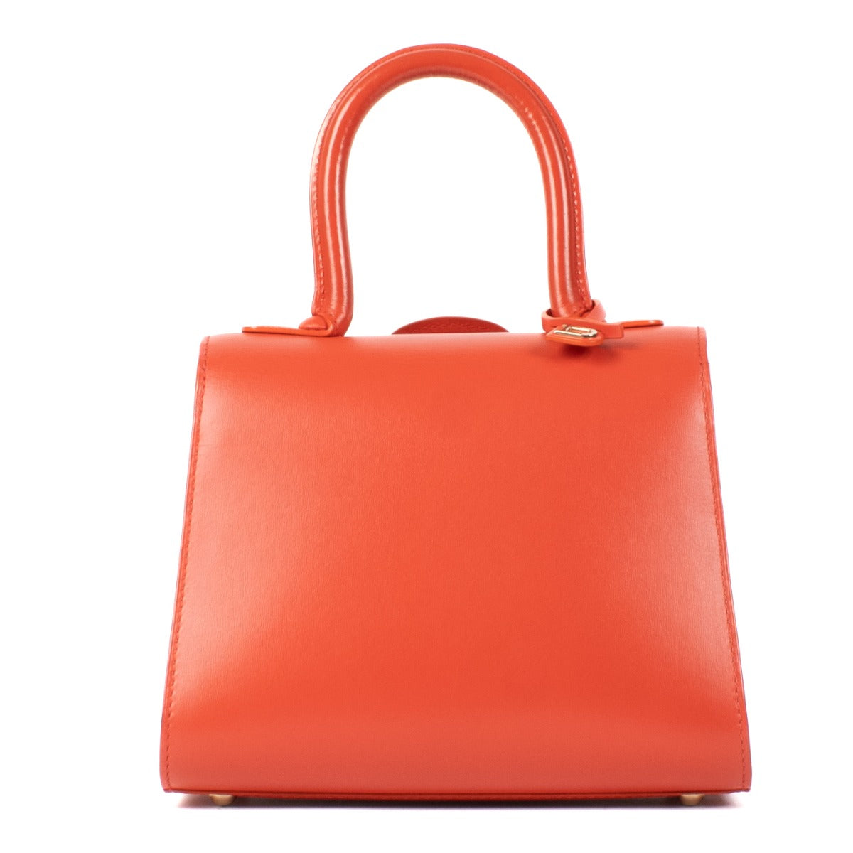 Delvaux Orange Box Calf Brillant Mini Bag