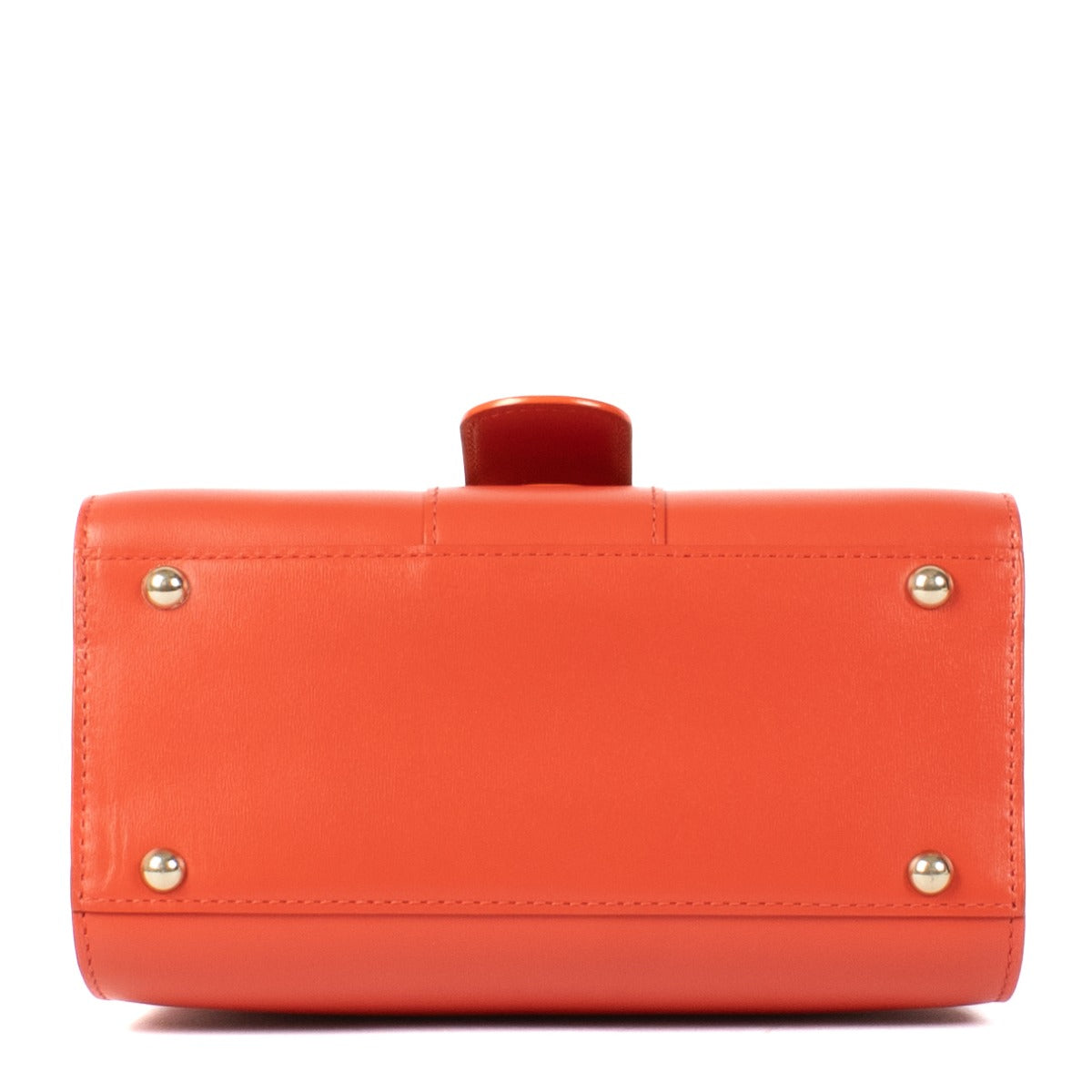 Delvaux Orange Box Calf Brillant Mini Bag