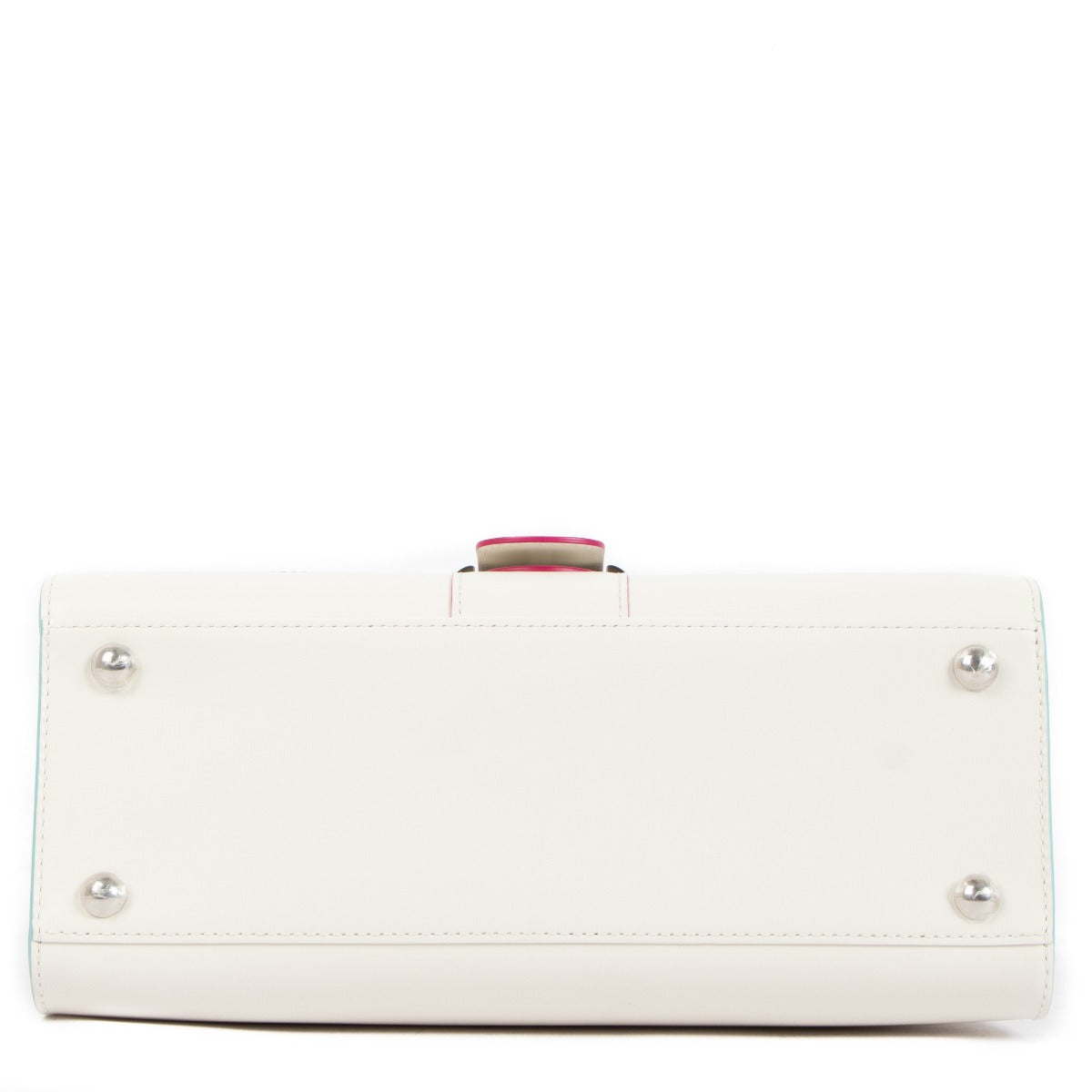 Shop a 100% authentic Delvaux Ivory Box Calf Cashmere Brillant East/West Mini Bag on Labellov.com.