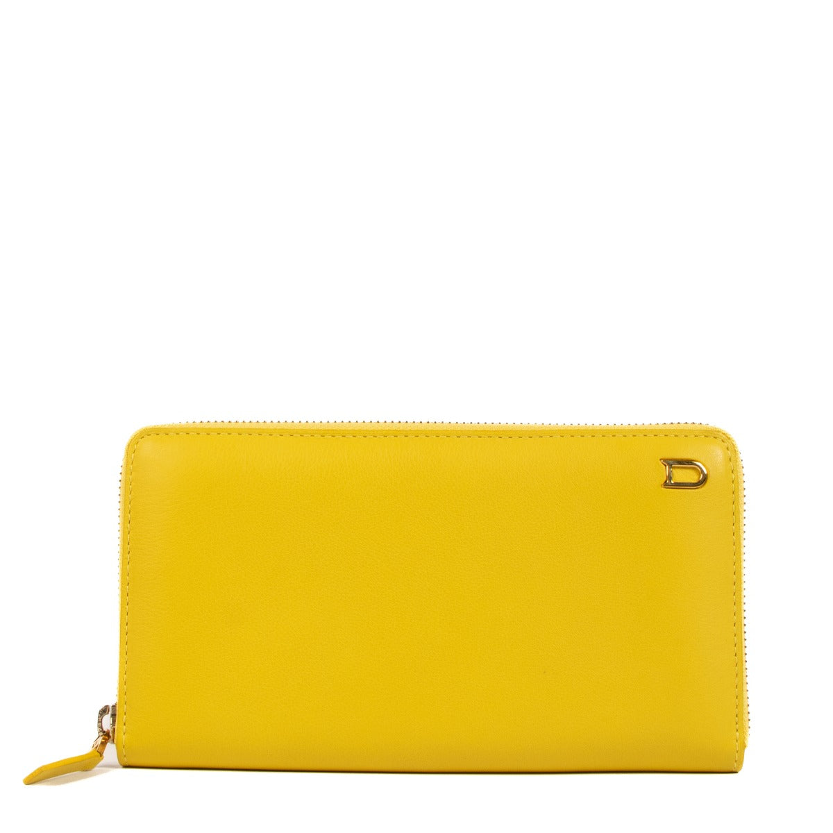 Delvaux Mimosa Leather Accordéon Long Wallet