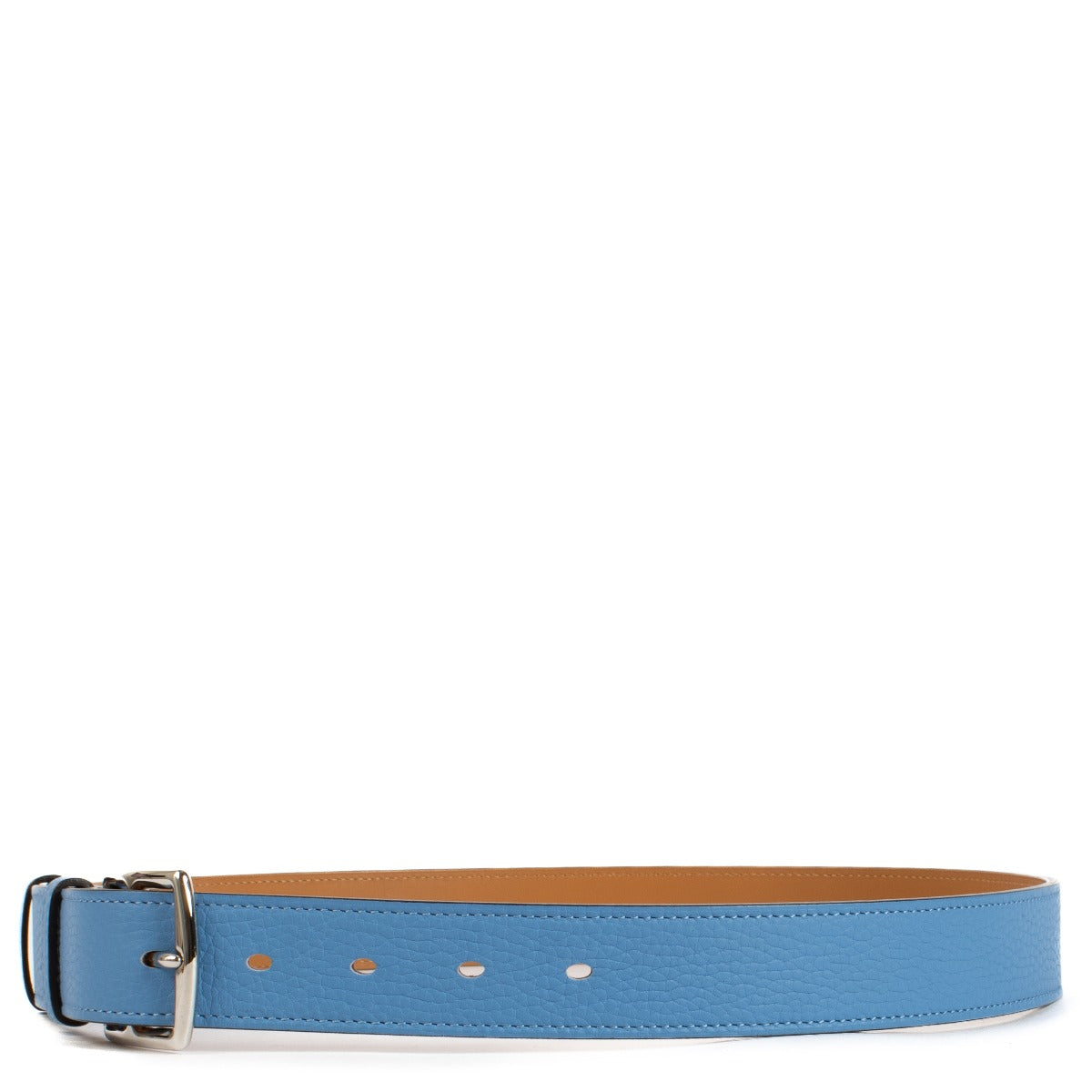 Hermès Bleu Paradis Clemence Etriviere 32 Belt - Size 80