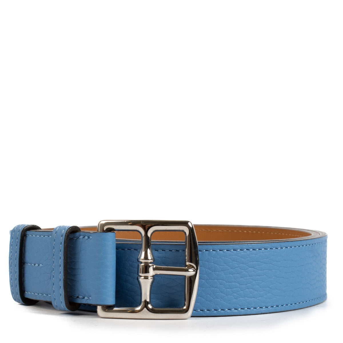 Hermès Bleu Paradis Taurillon Clemence Etriviere 32 Belt