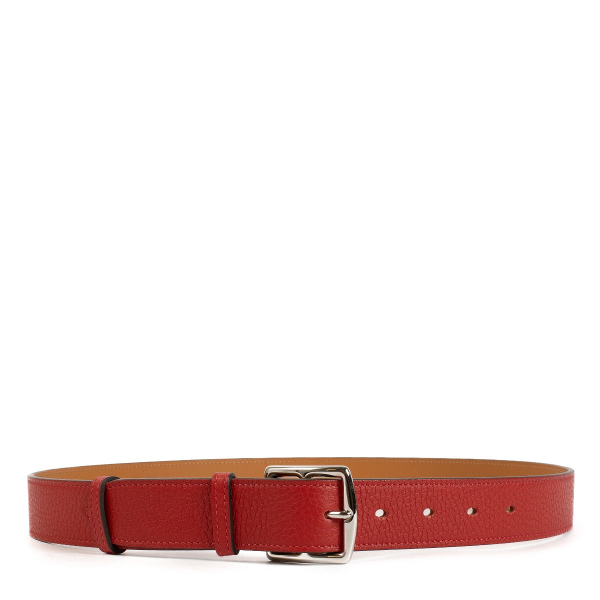 Hermès Rouge Casaque Taurillon Clemence Etriviere 32 Belt